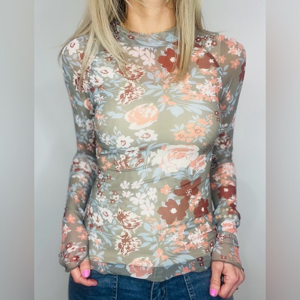 Garden Muse Mesh Top